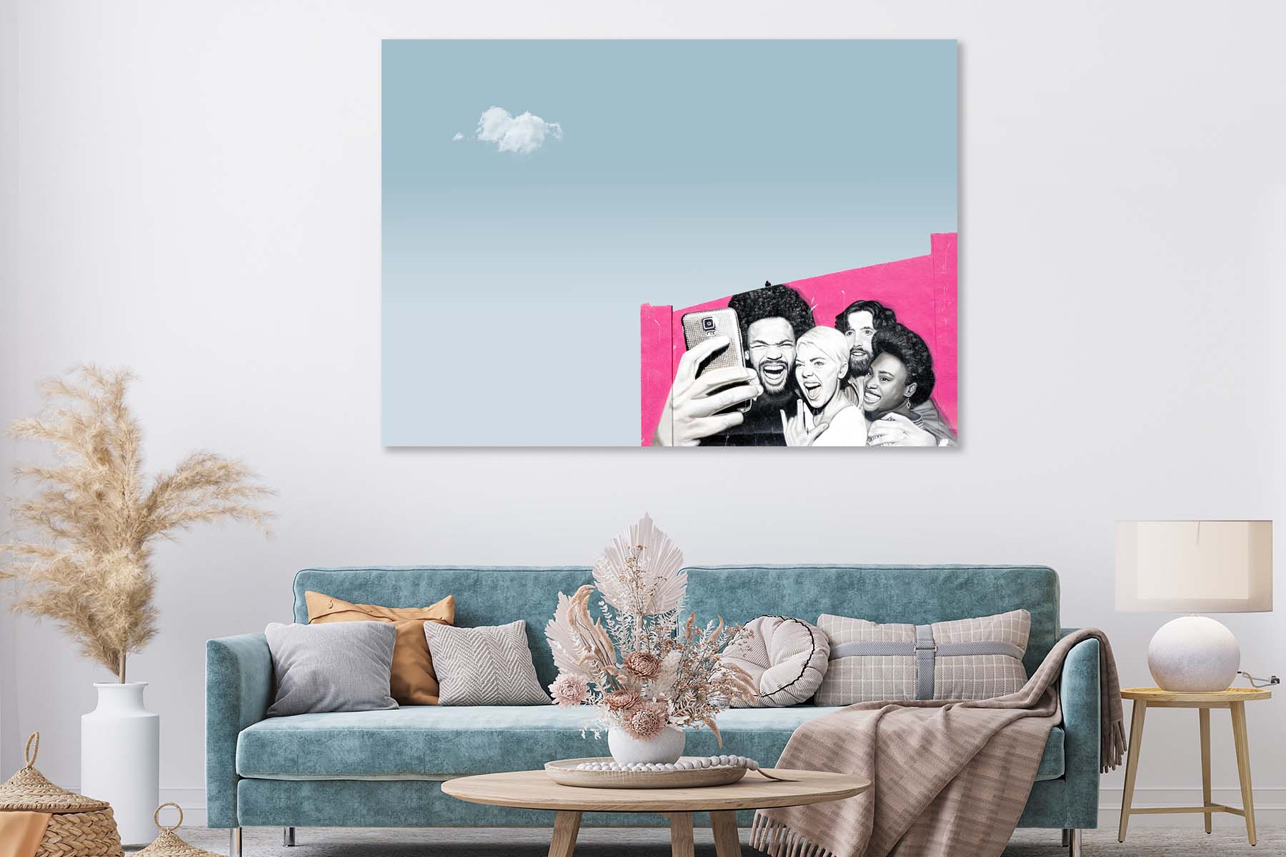 FROOSTY | Christian Kernchen - TTHE BIRD - HAPPY PEOPLE OF VENICE BEACH - LA - minimalist Architectural Composition - horizontal - Artwork - Kunstwerk - Artprint - Kunstdruck - farbig - color - limited Edition - limitierte Auflage - horizontal - Hahnemühle - frosty