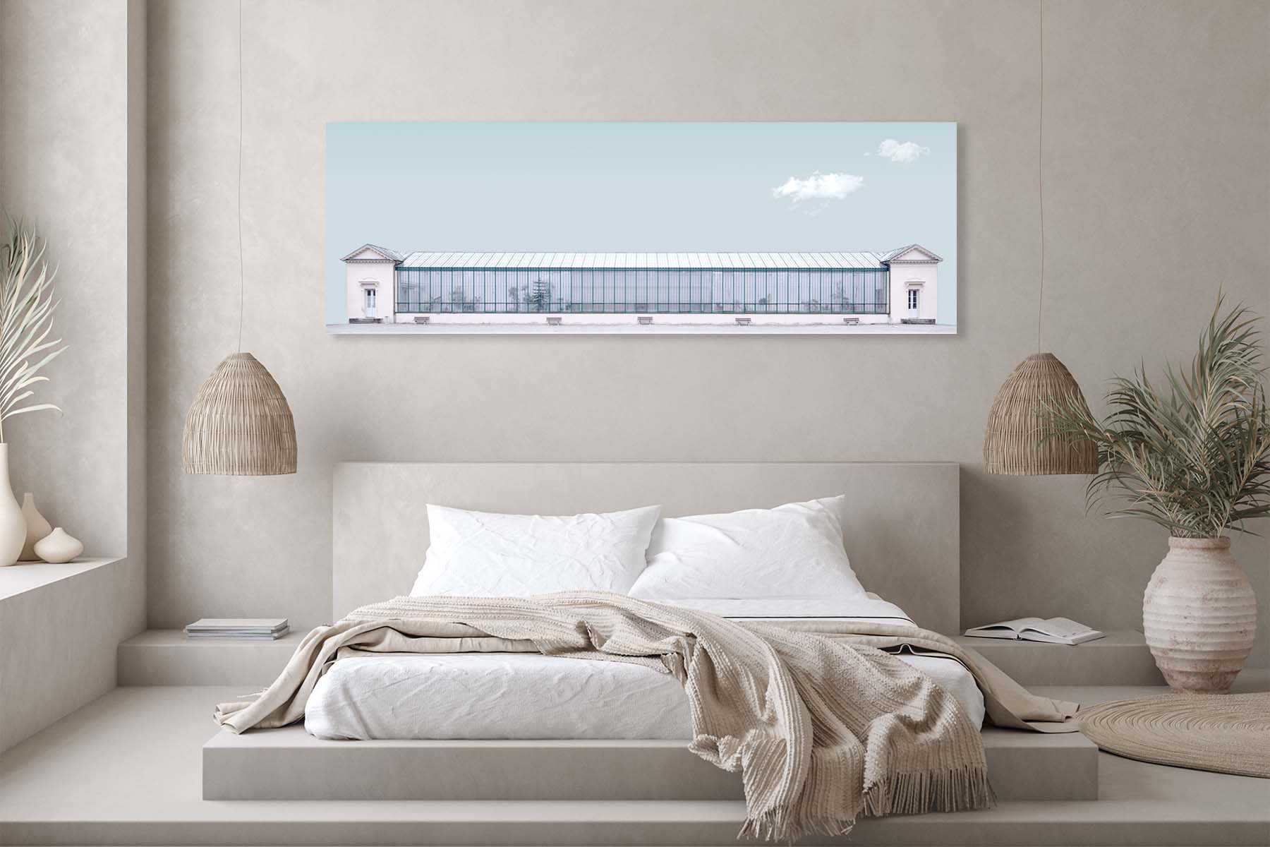 FROOSTY | Christian Kernchen - PALMENGARTEN - SCHLOSS NYMPHENBURG MUNICH / MÜNCHEN - minimalist Architectural Composition - Panorama - Artwork - Kunstwerk - Artprint - Kunstdruck - farbig - color - limited Edition - limitierte Auflage - Hahnemühle - frosty