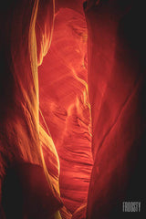 FROOSTY | Christian Kernchen - THE VIRGIN OF ANTELOPE CANYON - USA - Artwork - Kunstwerk - Artprint - Kunstdruck - farbig - color - limited Edition - limitierte Auflage - Hahnemühle - frosty