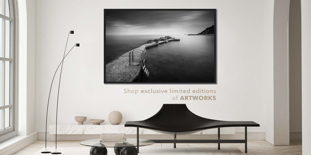 Sea Dock - Fine Art - Black and White - Photography - Fotografie - Artwork - Kunstwerk - Artprint - Kunstdruck - b&w - schwarz weiß - limited Edition - limitierte Auflage - Hahnemühle - FROOSTY | Christian Kernchen