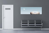 FROOSTY | Christian Kernchen - ALLIANZ ARENA MUNICH / MÜNCHEN - minimalist Architectural Composition - Panorama - Artwork - Kunstwerk - Artprint - Kunstdruck - farbig - color - limited Edition - limitierte Auflage - Hahnemühle - frosty