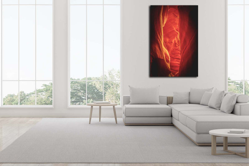 FROOSTY | Christian Kernchen - THE VIRGIN OF ANTELOPE CANYON - USA - Artwork - Kunstwerk - Artprint - Kunstdruck - farbig - color - limited Edition - limitierte Auflage - Hahnemühle - frosty