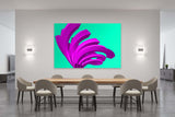 FROOSTY | Christian Kernchen - The Twisted Steel - Purple on Green - 3D - Pop Art - Artwork - Kunstwerk - Artprint - Kunstdruck - farbig - color - limited Edition - limitierte Auflage - Hahnemühle - frosty