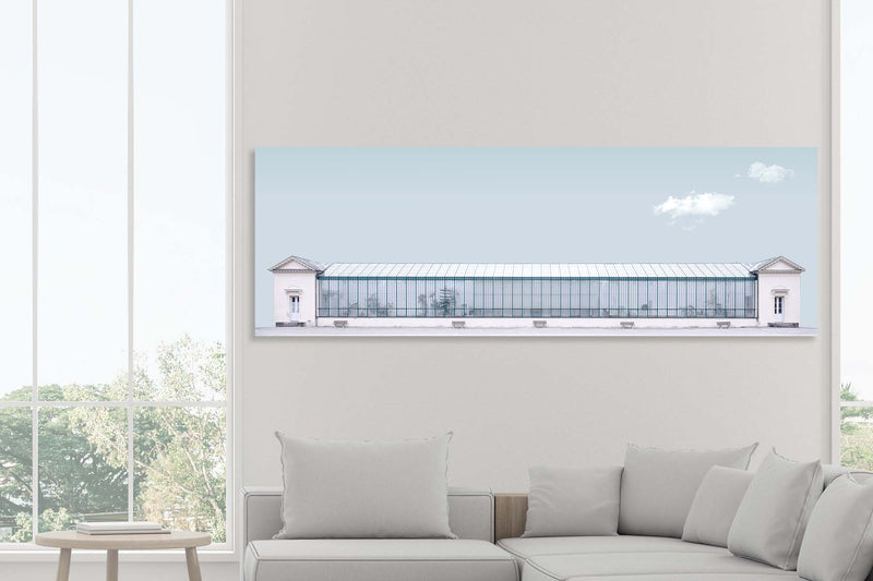 FROOSTY | Christian Kernchen - PALMENGARTEN - SCHLOSS NYMPHENBURG MUNICH / MÜNCHEN - minimalist Architectural Composition - Panorama - Artwork - Kunstwerk - Artprint - Kunstdruck - farbig - color - limited Edition - limitierte Auflage - Hahnemühle - frosty